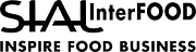 Logo of the Sial Interfood trade fair in Jakarta in black lettering on a white background